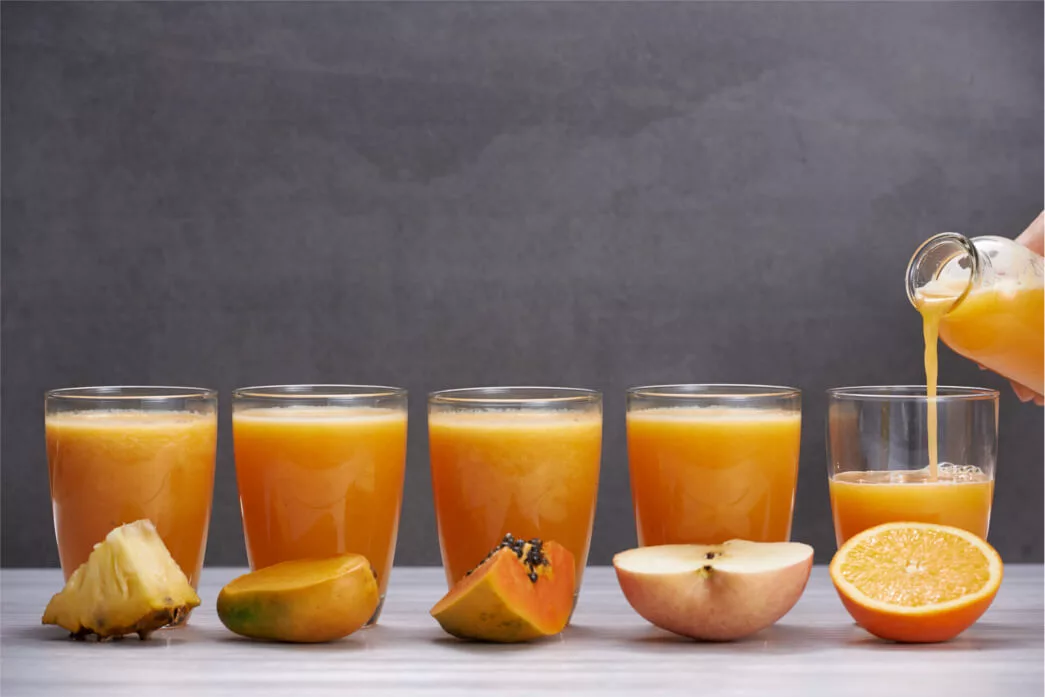 El zumo más consumido es el de naranja