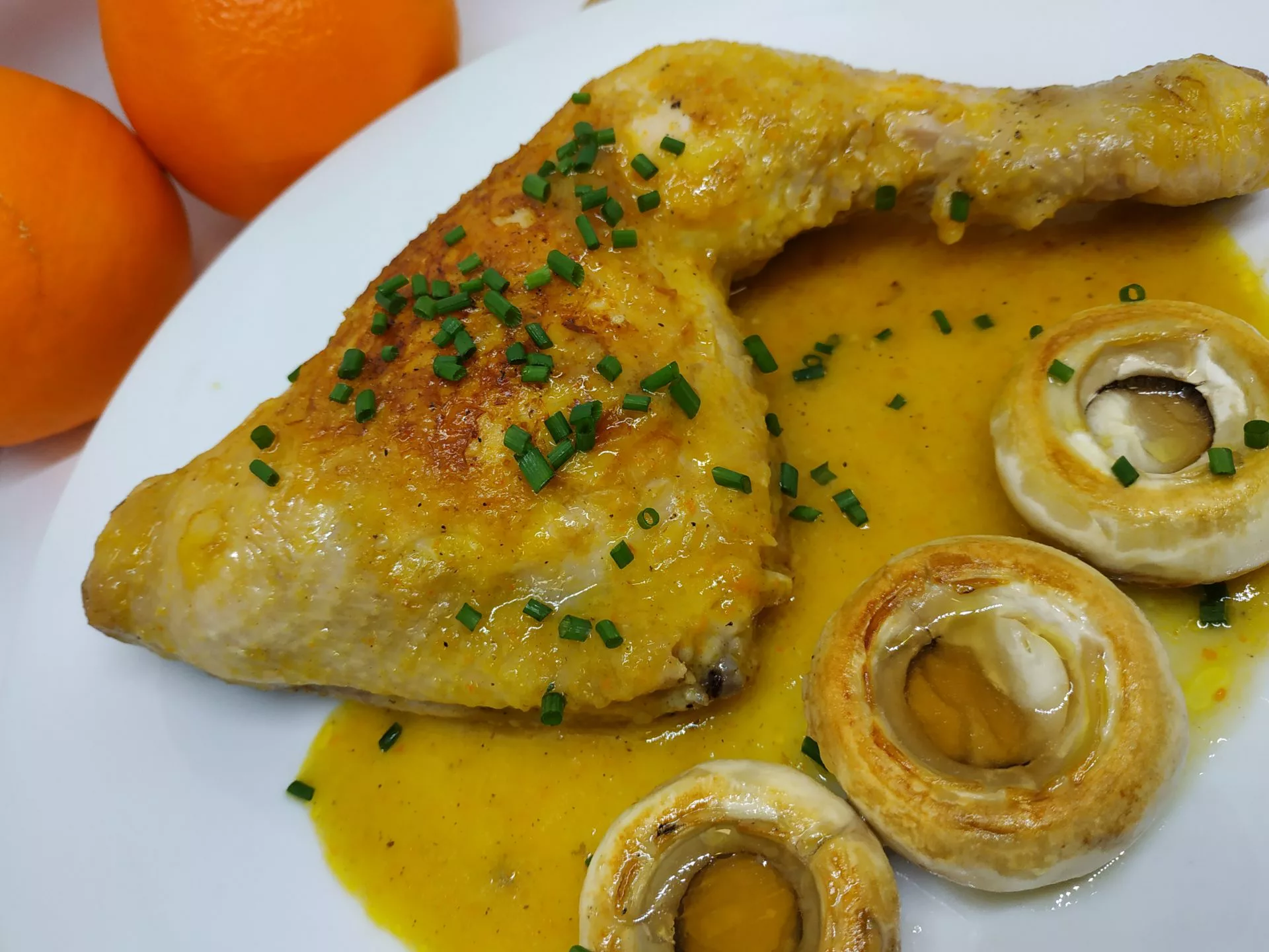 pollo a la naranja