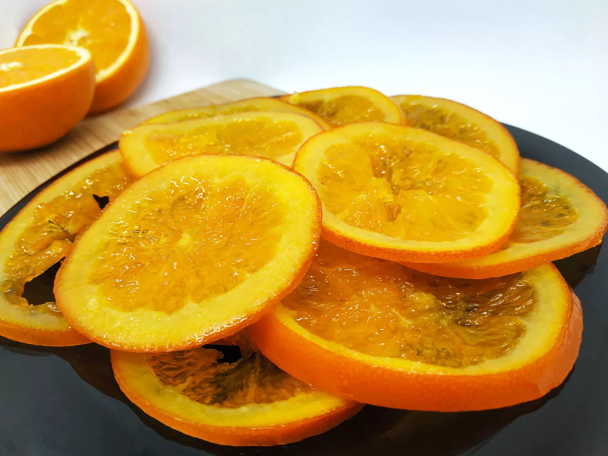 naranja confitada