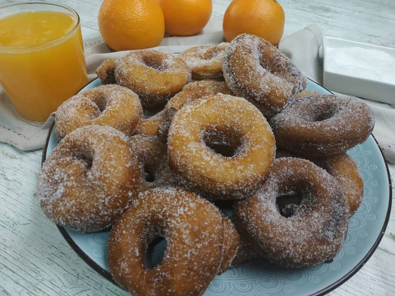 buñuelos de naranja