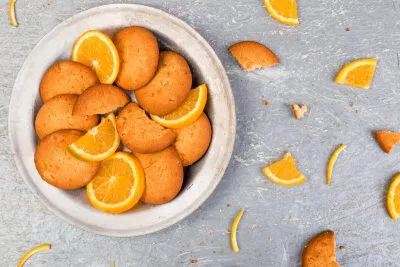 galletas de avena y naranja