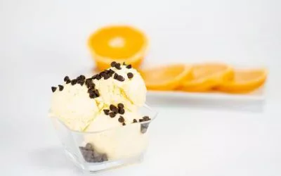 Helado de naranja