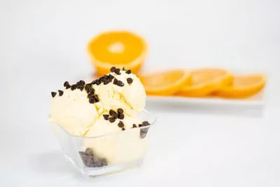 Helado de naranja