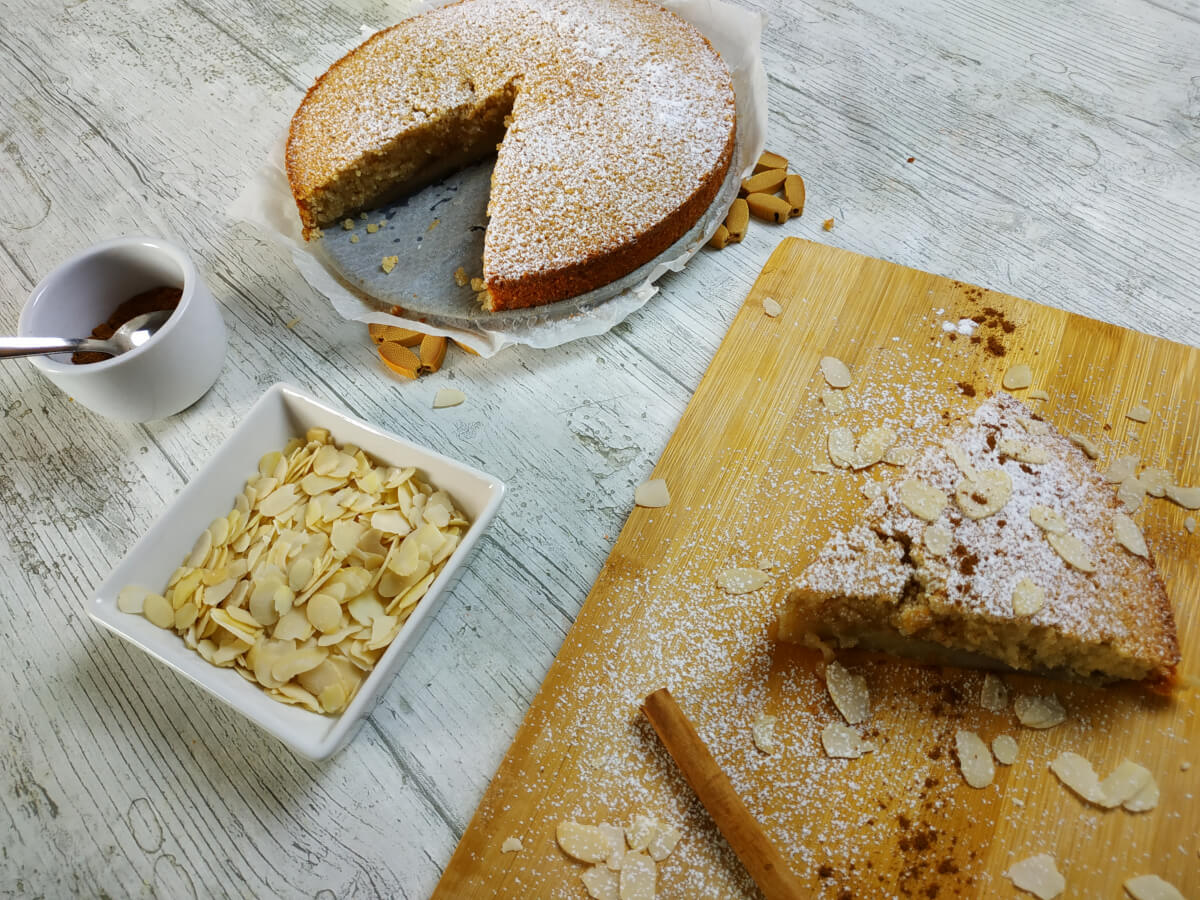 tarta de almendras