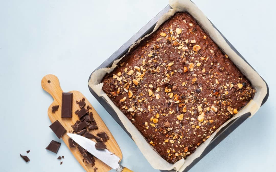 Tarta de almendras y chocolate 