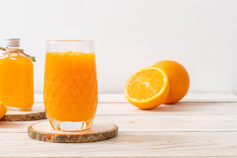 zumo de naranja en thermomix