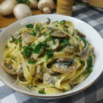 pasta con champiñones