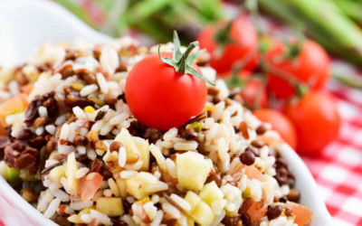 Lentejas con Verdura y Arroz