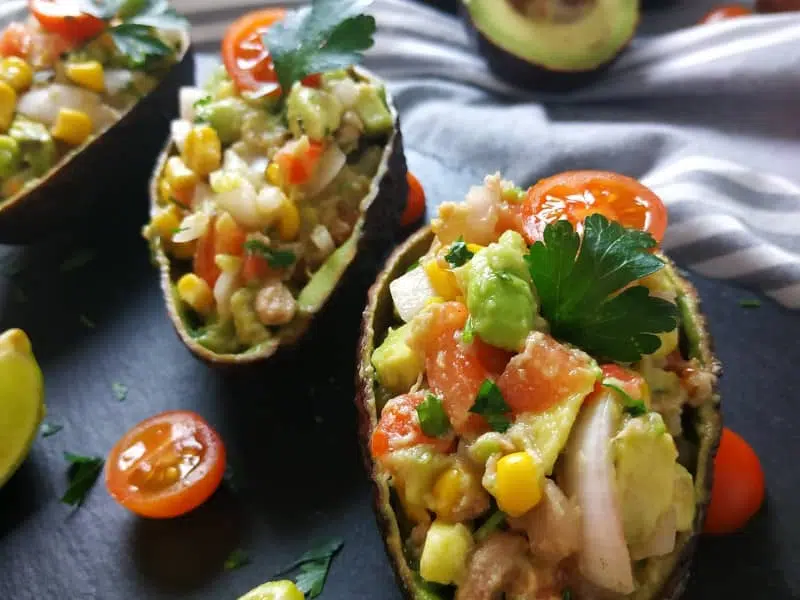 Aguacates rellenos