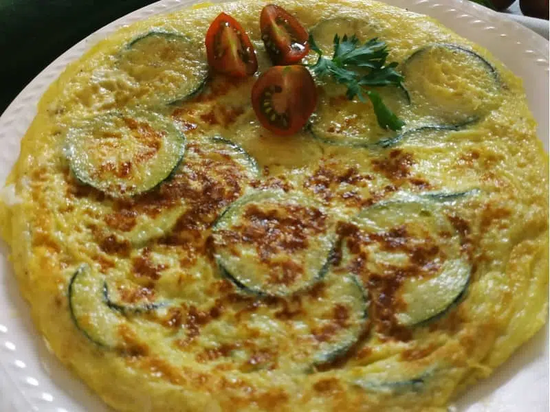 tortilla de calabacín