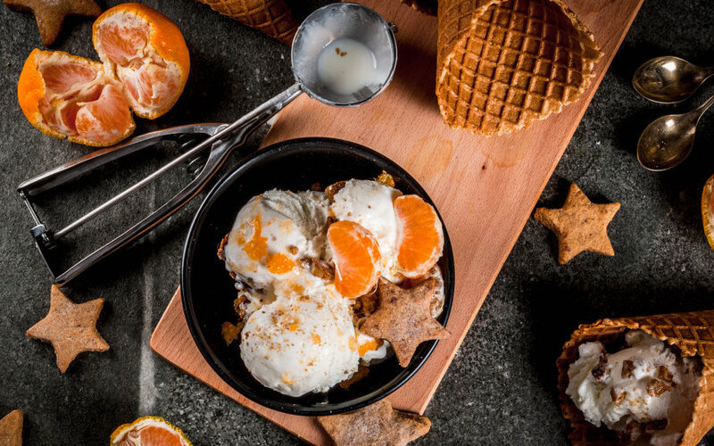 Helado de Mandarina