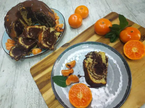 Bizcocho de Mandarina y Chocolate