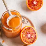 crema de naranja sanguina