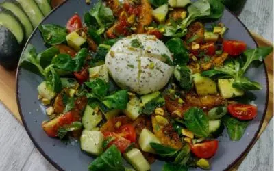 Ensalada con Sanguina y Pistachos