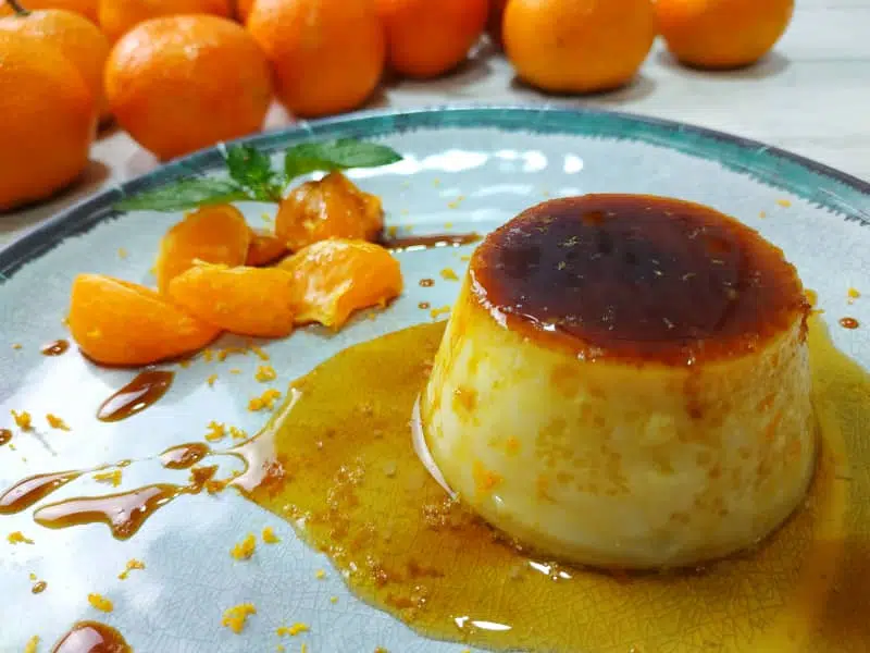 Flan de Mandarina