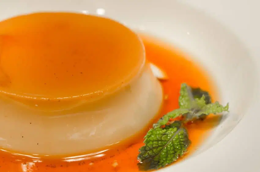 Flan de Pera