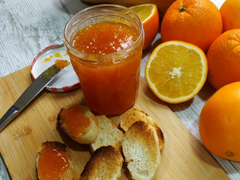 Mermelada de Calabaza y Naranja