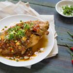 mero con salsa de naranja