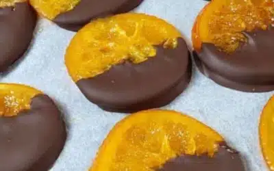 Naranja con chocolate