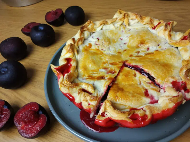 tarta de ciruelas