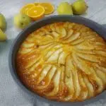 tarta de pera